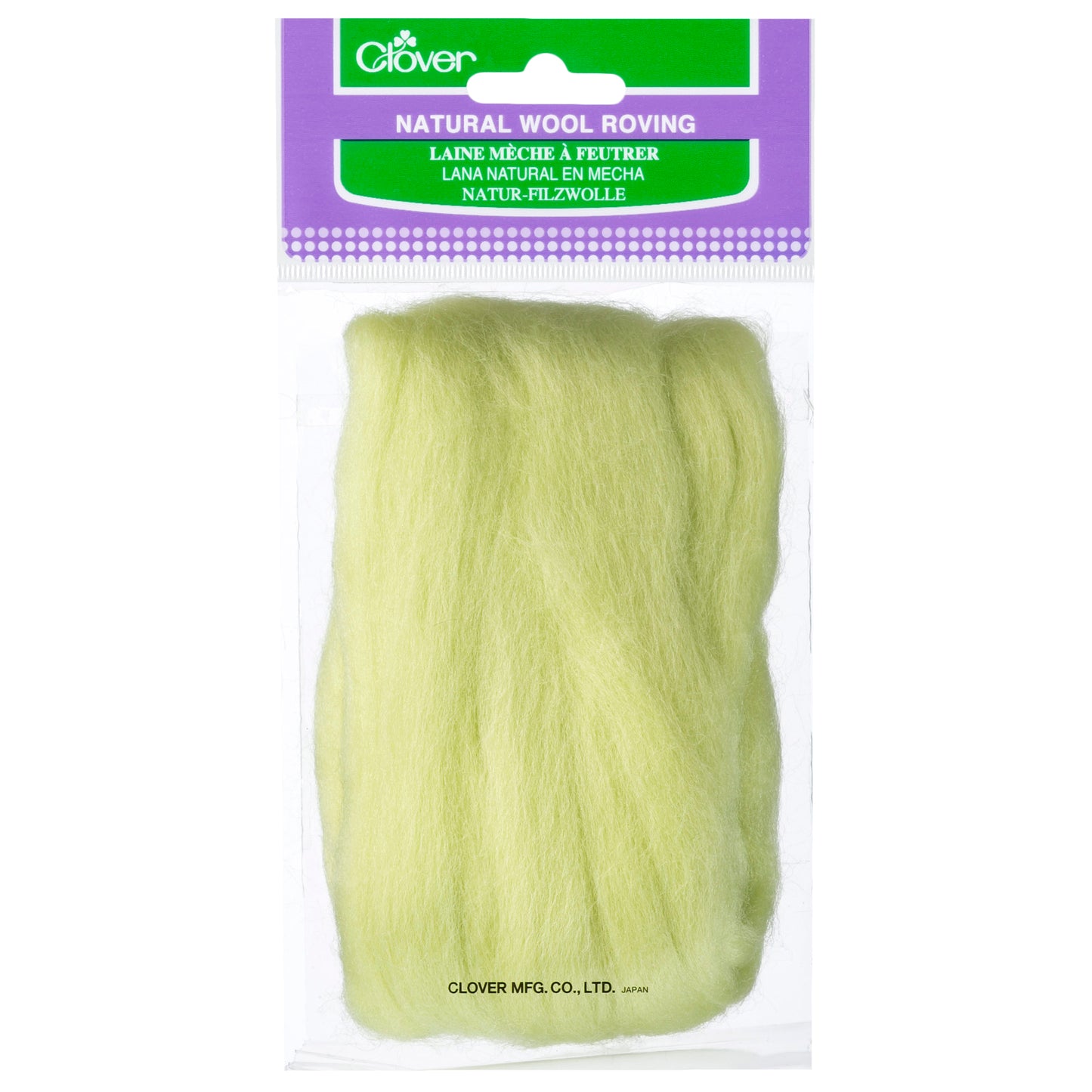 Natural Wool Roving - Variety of Colours Pack of 1
