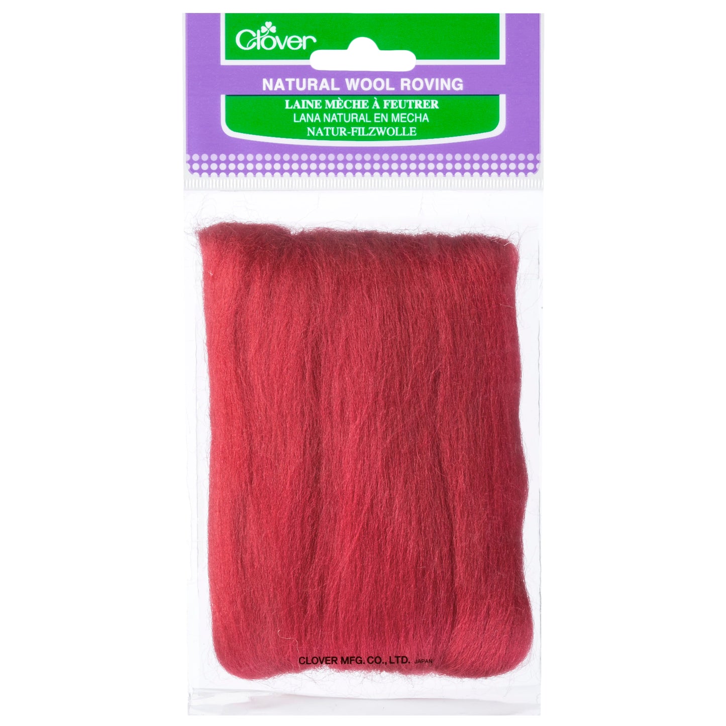 Natural Wool Roving - Variety of Colours Pack of 1