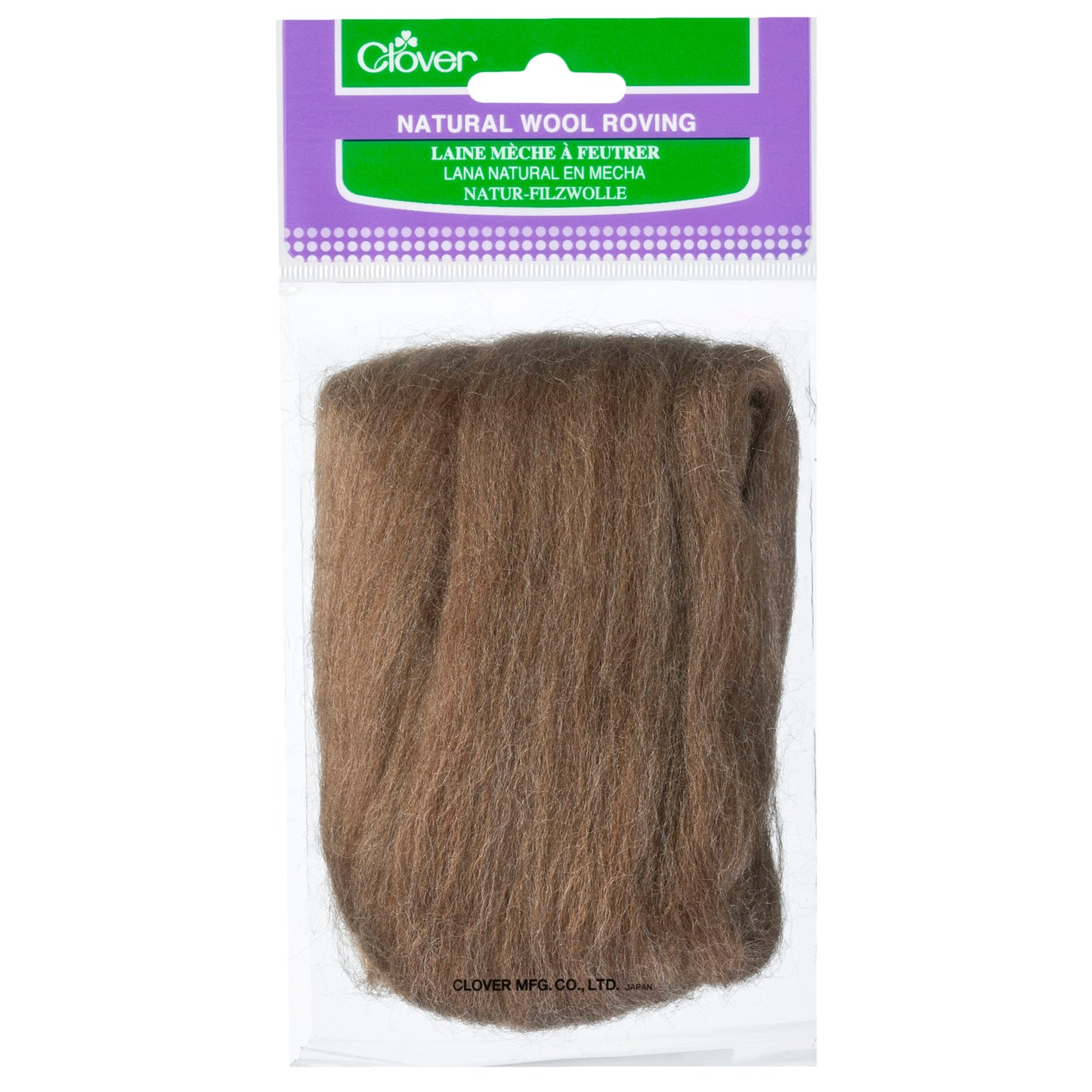Natural Wool Roving - Variety of Colours Pack of 1