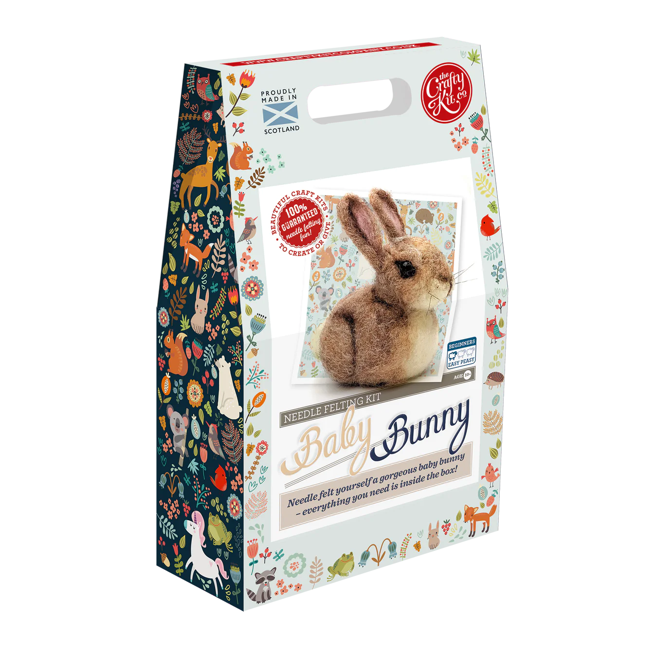 Baby Bunny Rabbit Needle Felting Kit