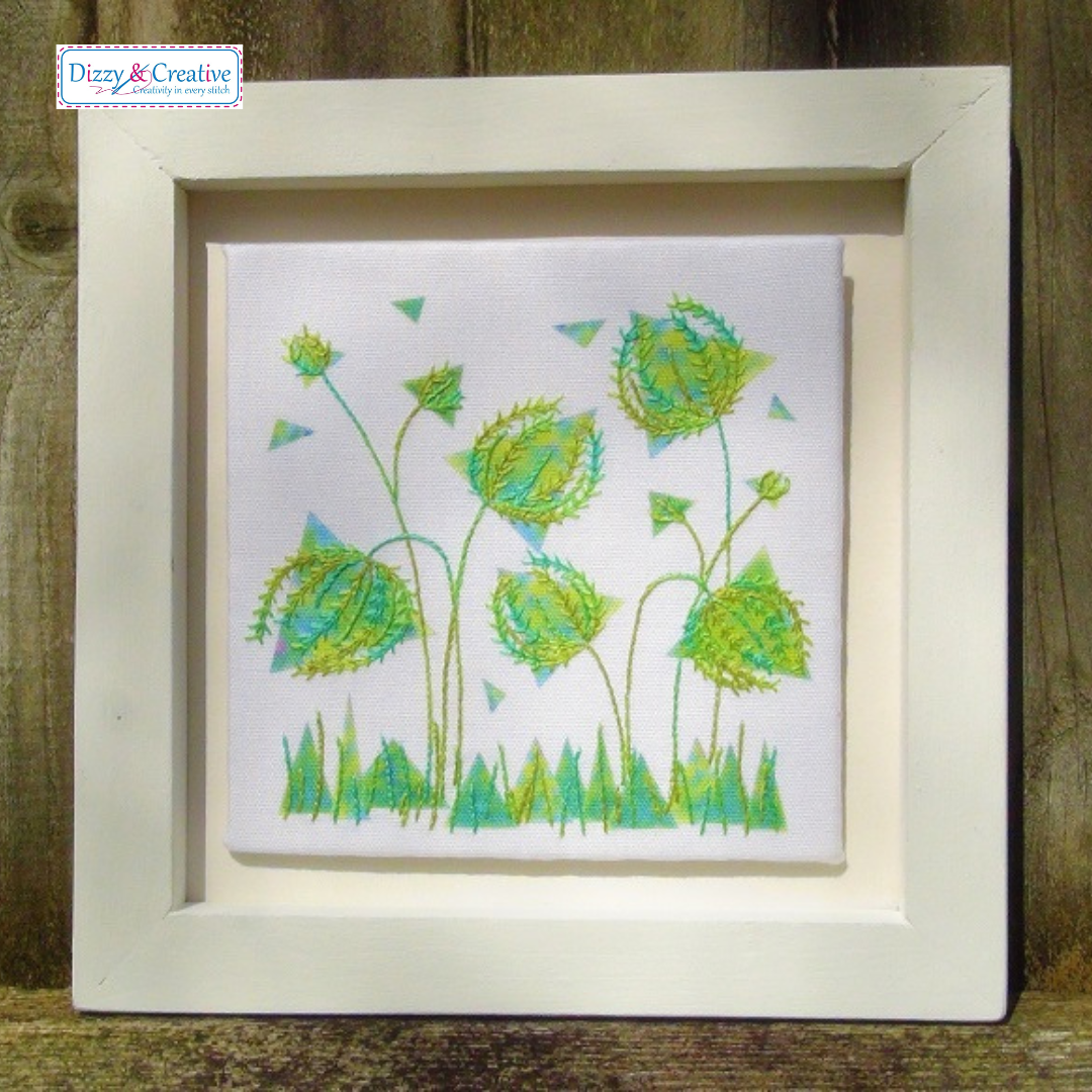 Green Garden Embroidery Kit