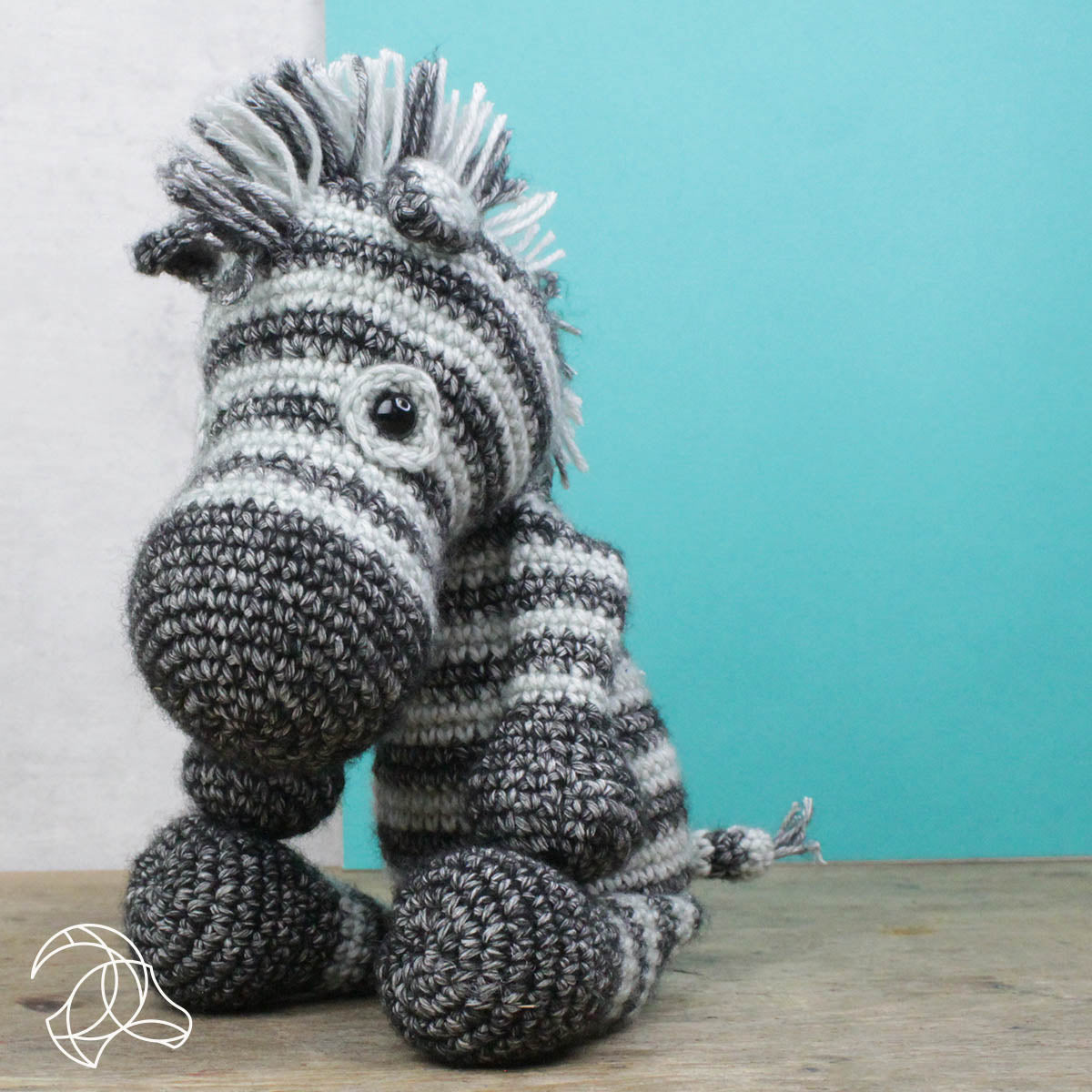 Dirk Zebra Crochet Kit by Hardicraft