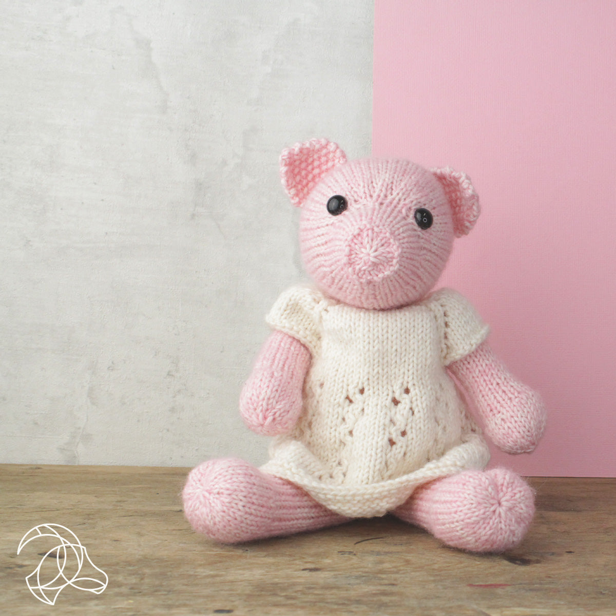 Frida the Piglet Knitting Kit