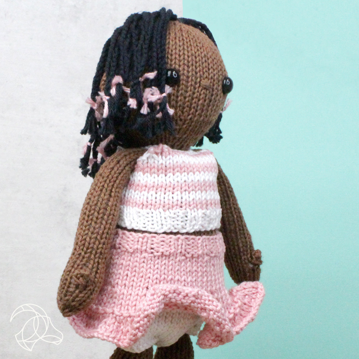 Meet May! A Little Girl Dressed in Pink - Dolly Knitting Kit