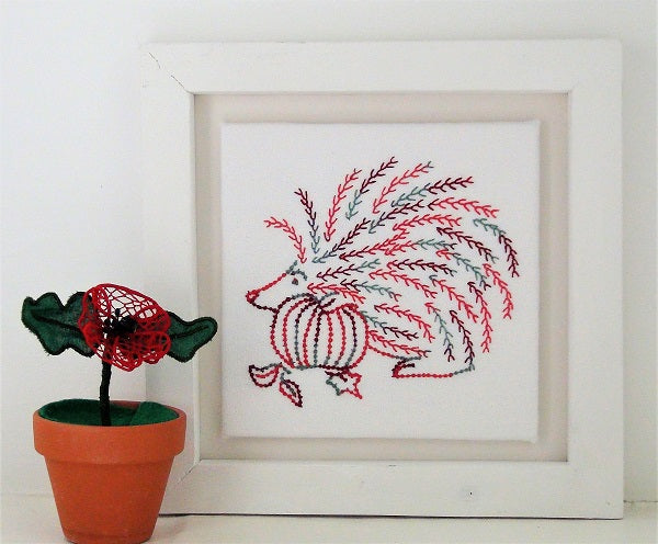 Harri the Hedgehog Embroidery Kit