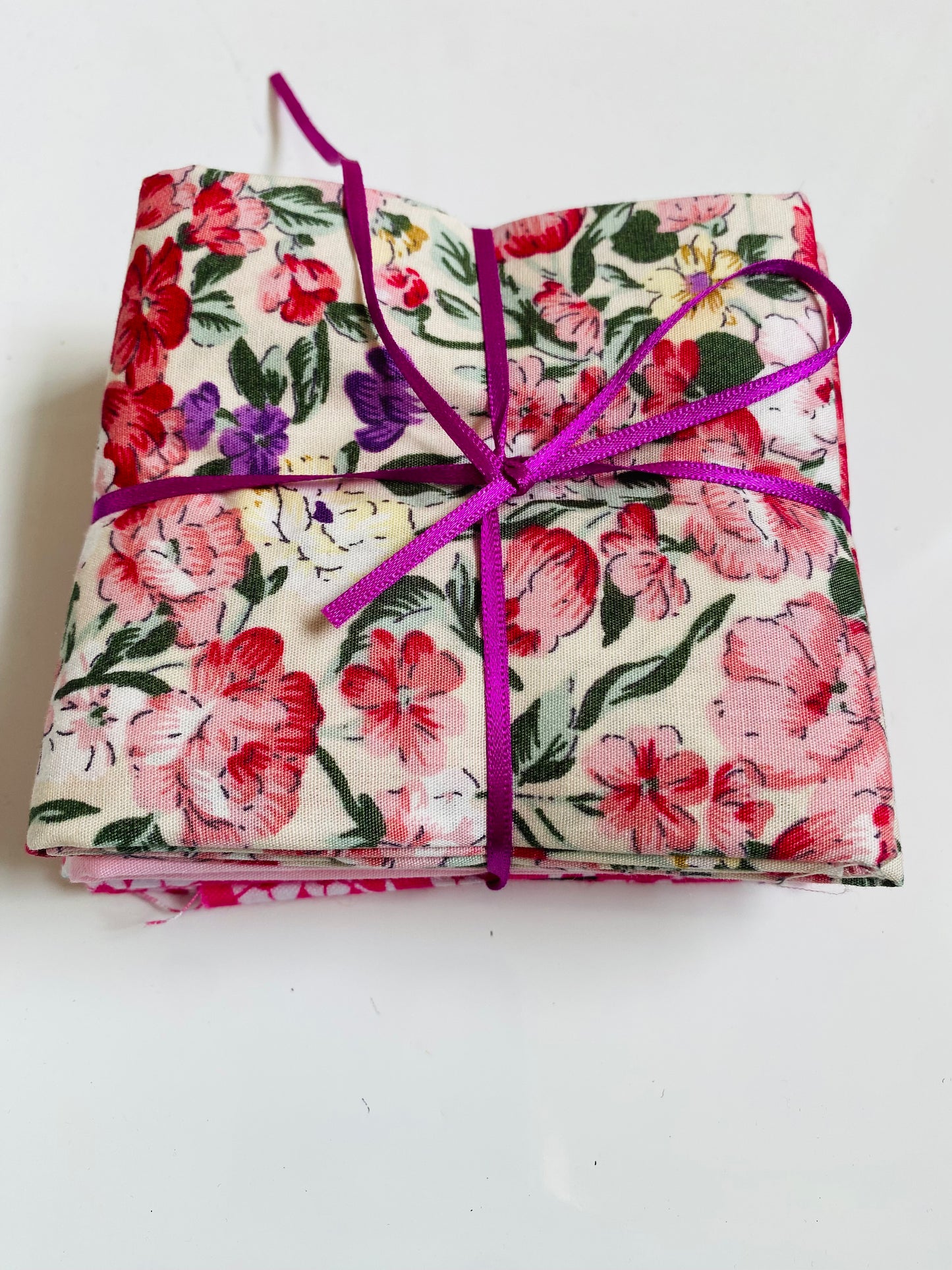 Fabric Fat Quarter Bundle - 'Pinks & Blues' - 100% Cotton