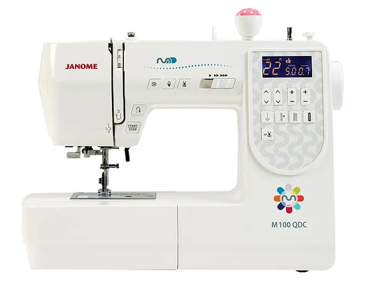 The Janome Model M100QDC Sewing Machine