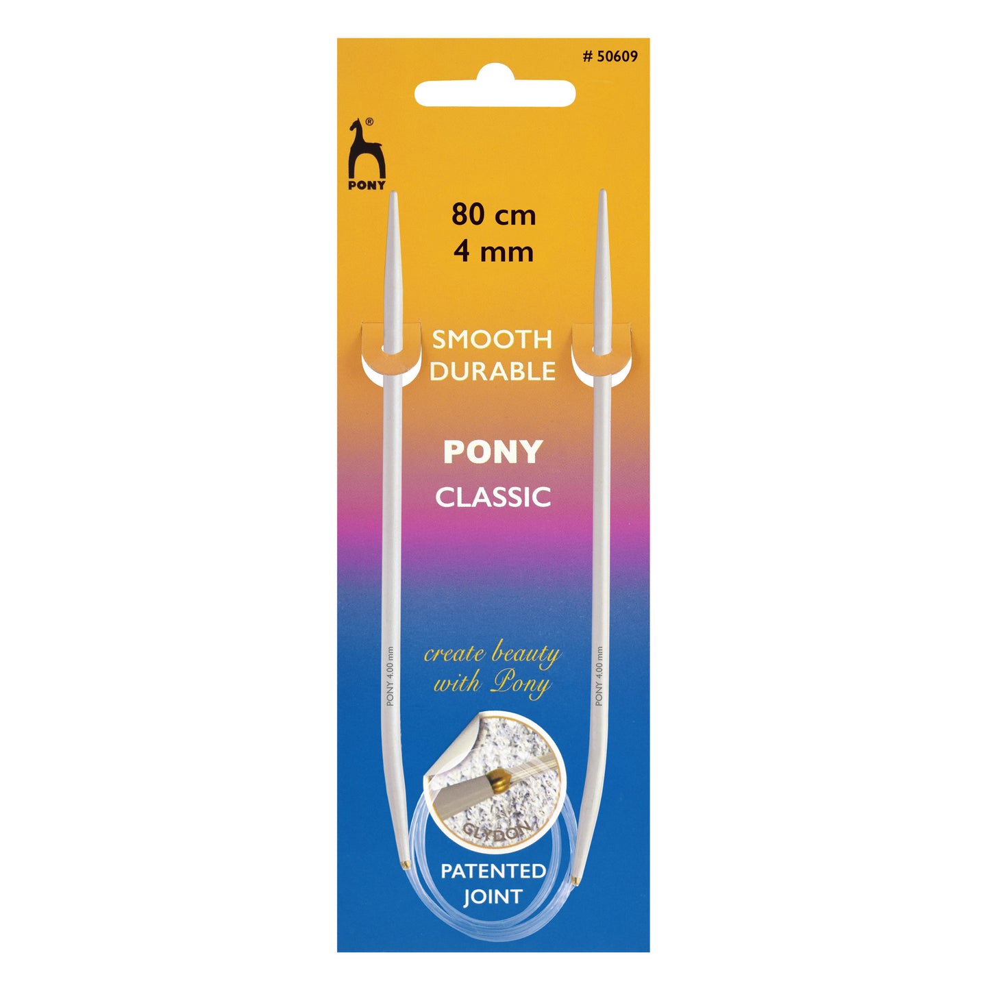 Circular Knitting Needles - Fixed Pony Classic Needles - Various Sizes