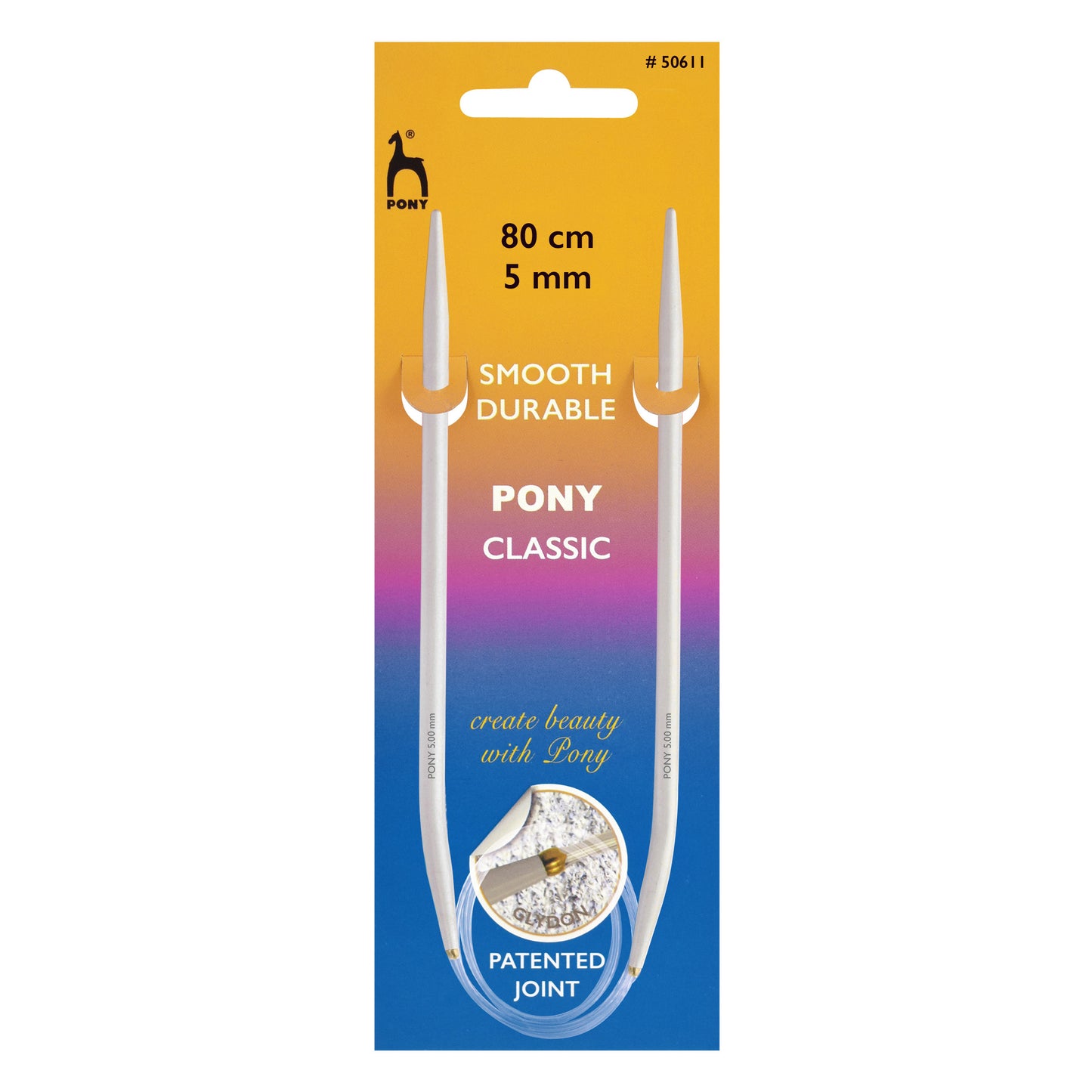 Circular Knitting Needles - Fixed Pony Classic Needles - Various Sizes