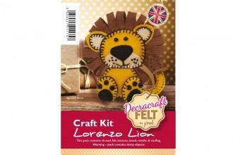 Lorenzo the Lion Felt Kit - Lovely Beginners Felting Kit
