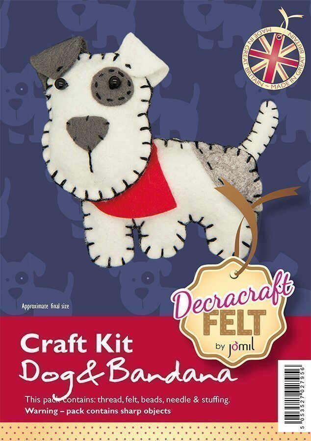 Bandana the Dog Felt Kit - Lovely Beginners Felting Kit