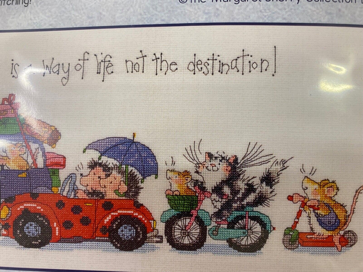 Happiness is a Way of Life - Cross Stitch Kit by Bothy Threads