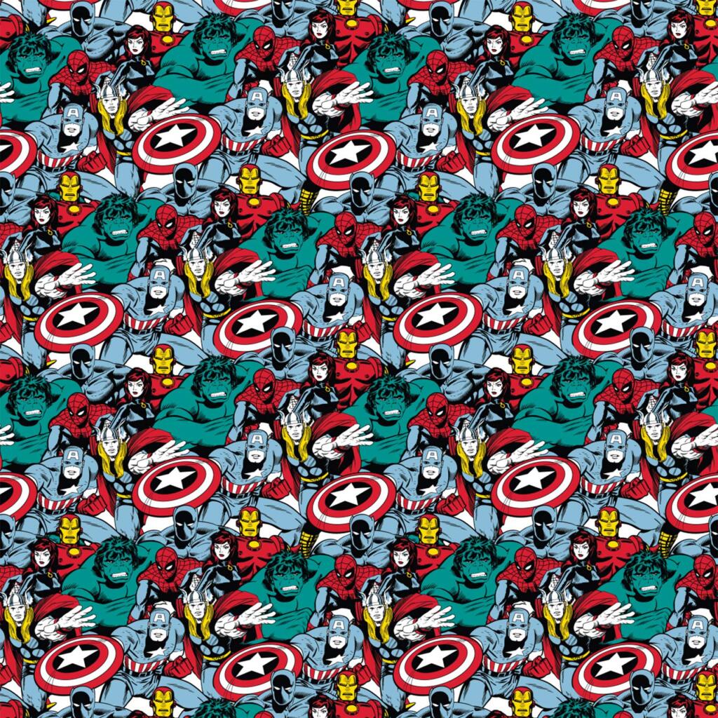 Marvel & DC Superheroes 100% Cotton Fabric - Sold by the Half Metre