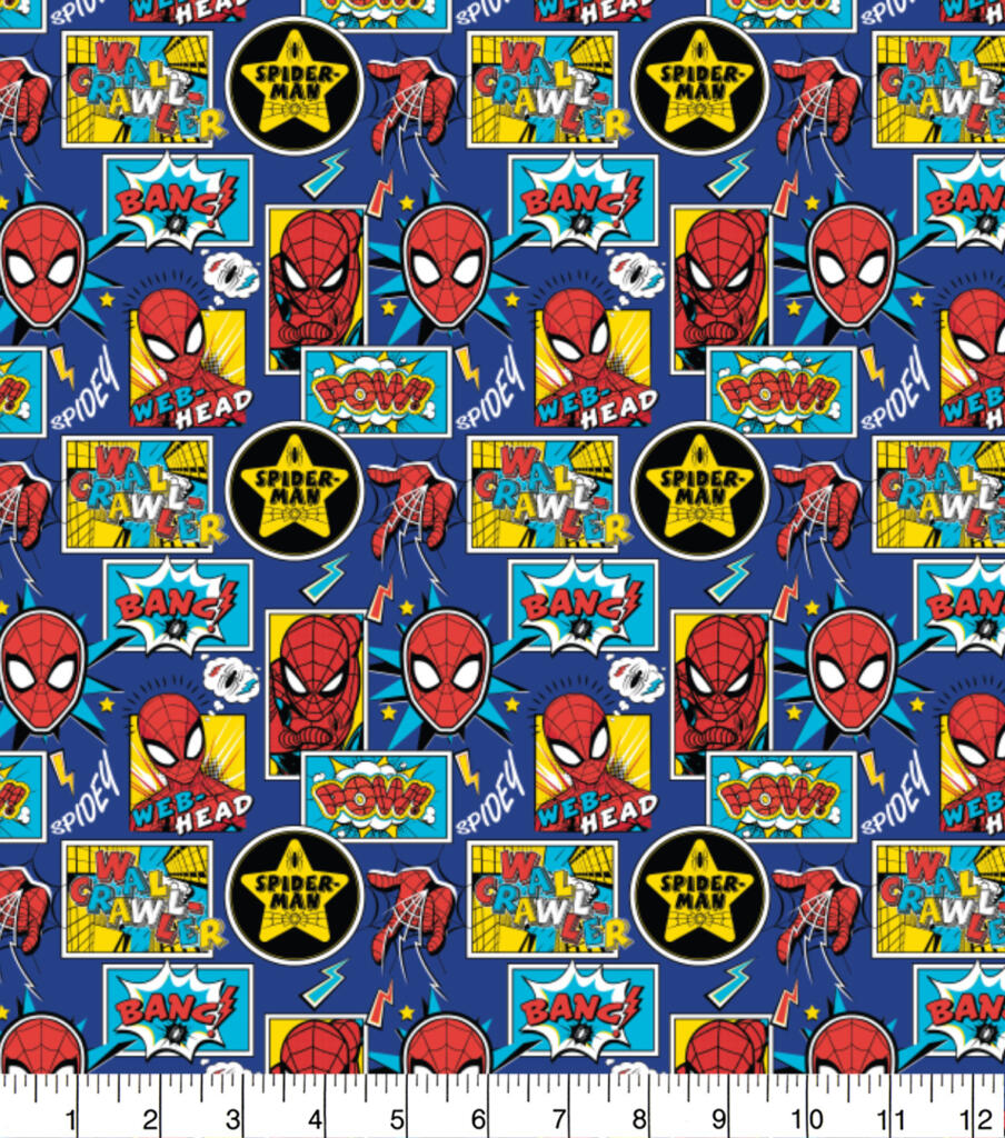 Marvel & DC Superheroes 100% Cotton Fabric - Sold by the Half Metre