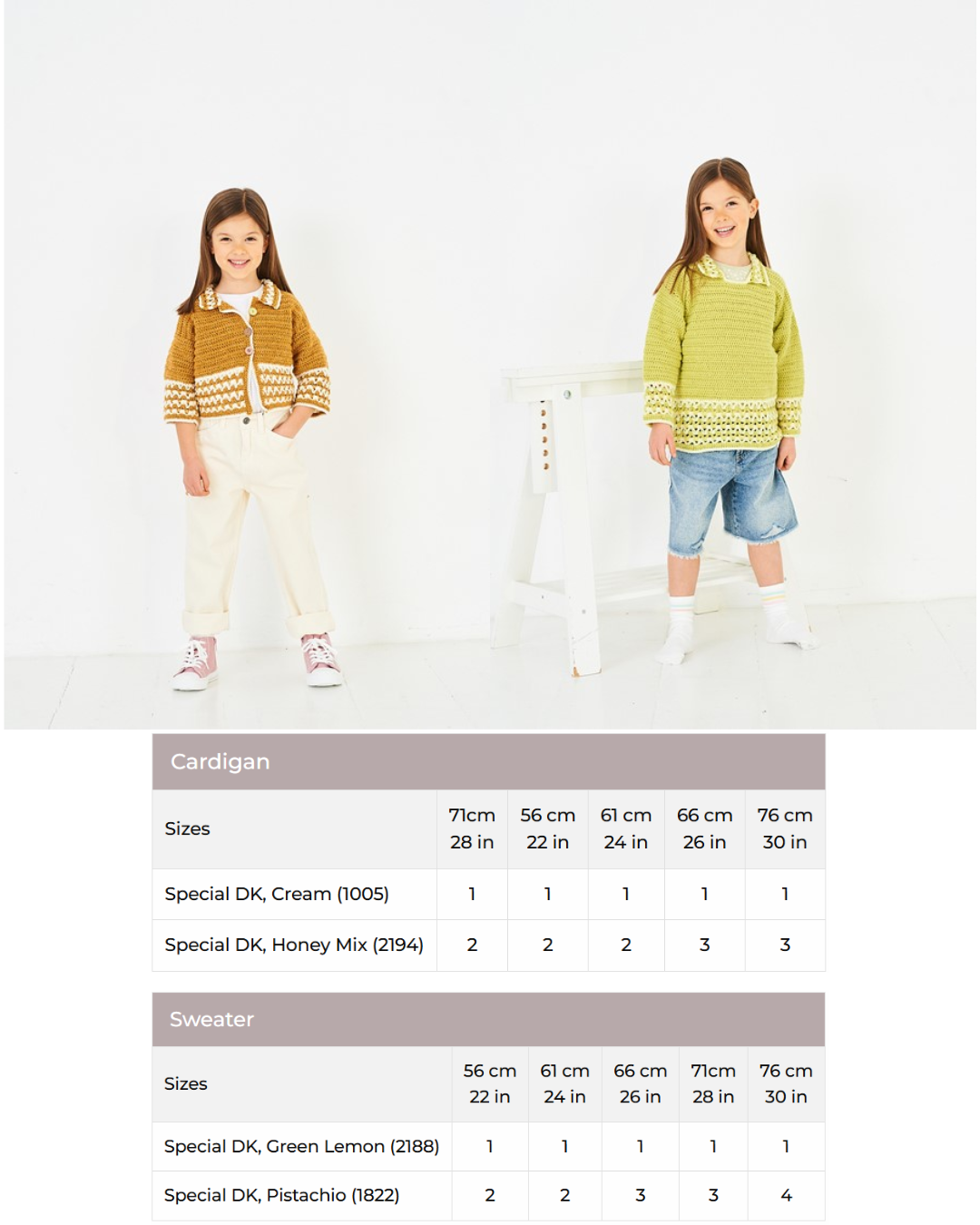 Knitting & Crochet Patterns - Children (Below Is a Very Small Selection of Patterns Available in the Shop)