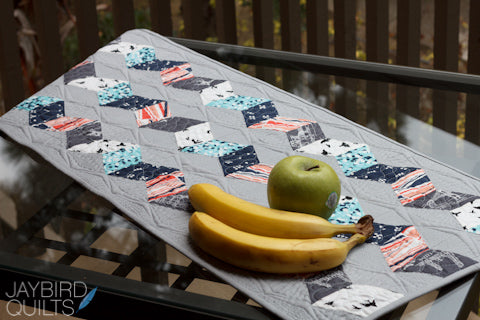 Seaside Table Runner Quilt Pattern by Jaybird Quilts