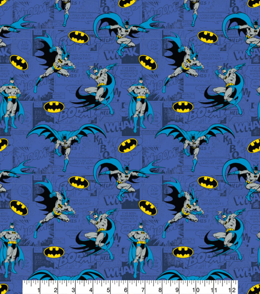Marvel & DC Superheroes 100% Cotton Fabric - Sold by the Half Metre