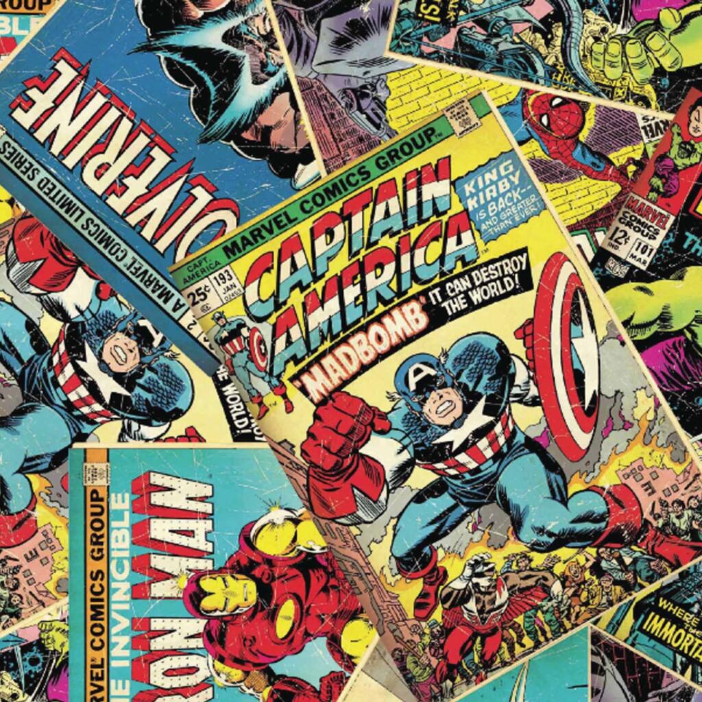 Marvel & DC Superheroes 100% Cotton Fabric - Sold by the Half Metre
