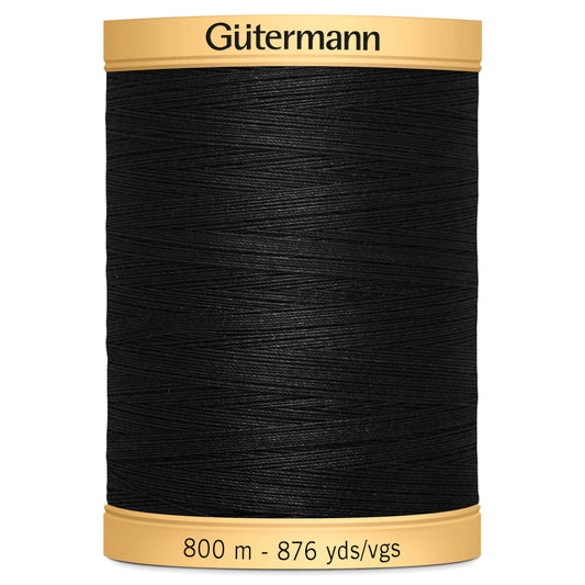Gutermann Natural Cotton Thread: 800m: Various Colours