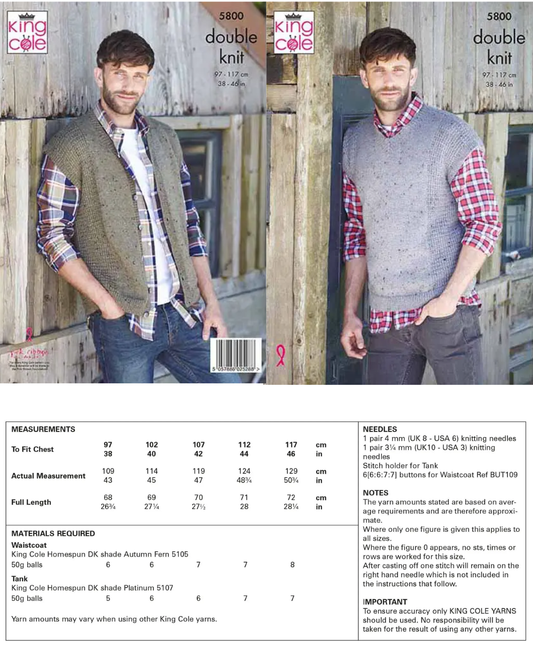 Knitting & Crochet Patterns - Men (Below Is a Very Small Selection of Patterns Available in the Shop)