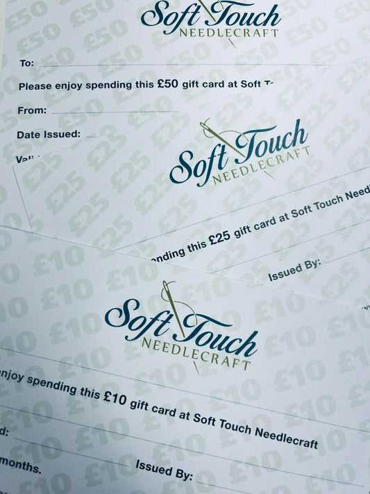 Soft Touch Needlecraft Website Only Gift Vouchers