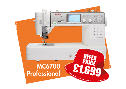 Janome Memory Craft 6700 Professional *** Save £200 ***