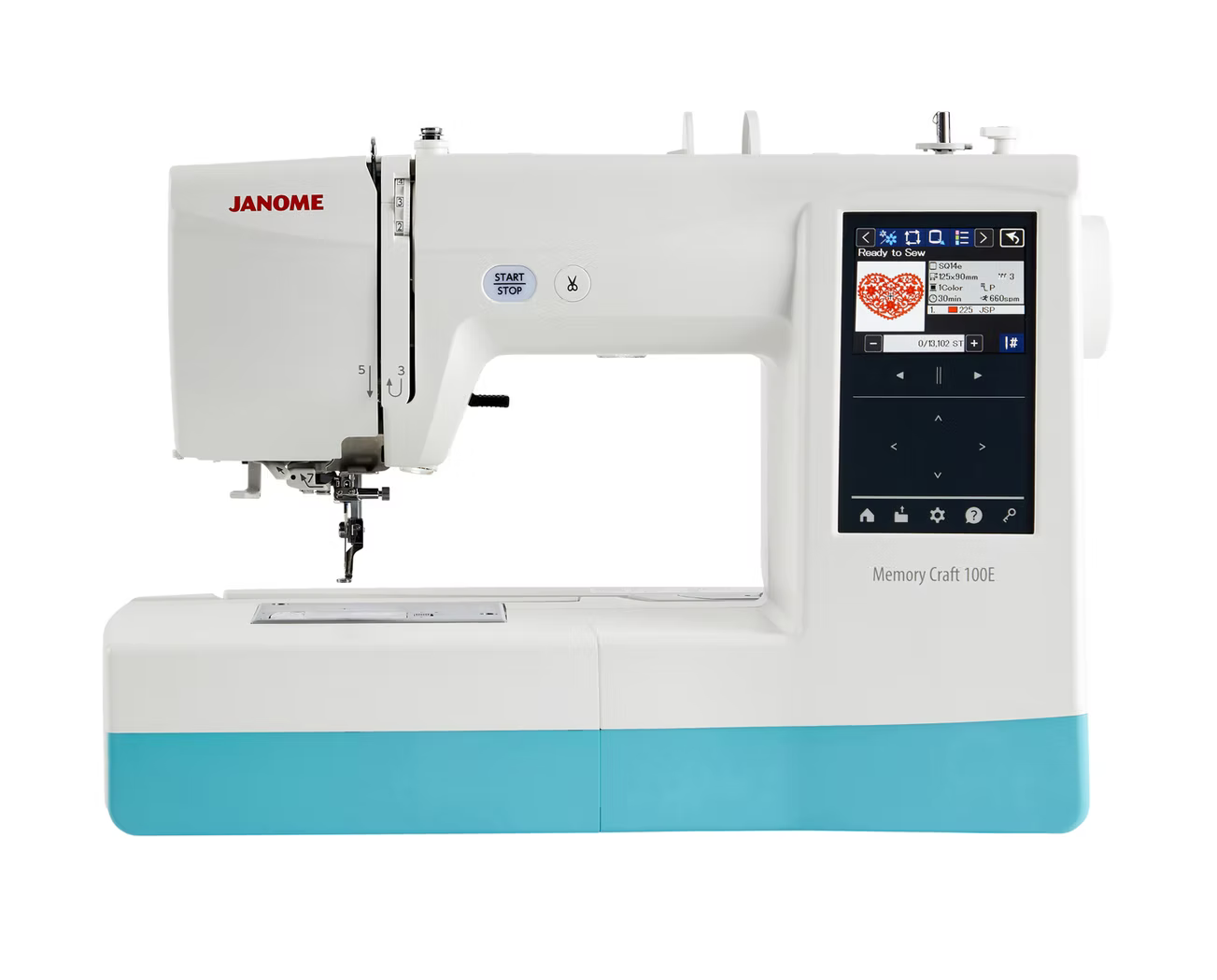 Janome Memory Craft 100E Embroidery Machine ** SPRING SALE - £250 OFF RRP **