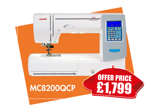The Janome Horizon MC8200QCP Special Edition *** Save £330 ***