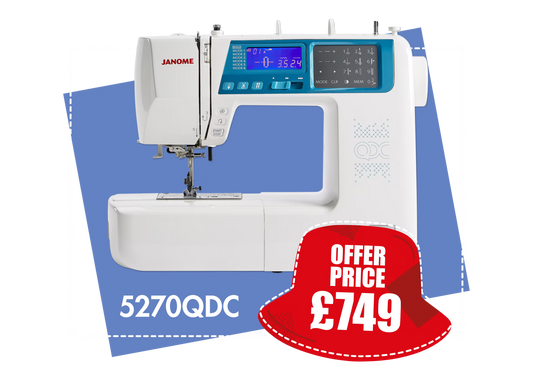 Janome Model 5270 QDC Computerised Sewing Machine *** Save £100 ***