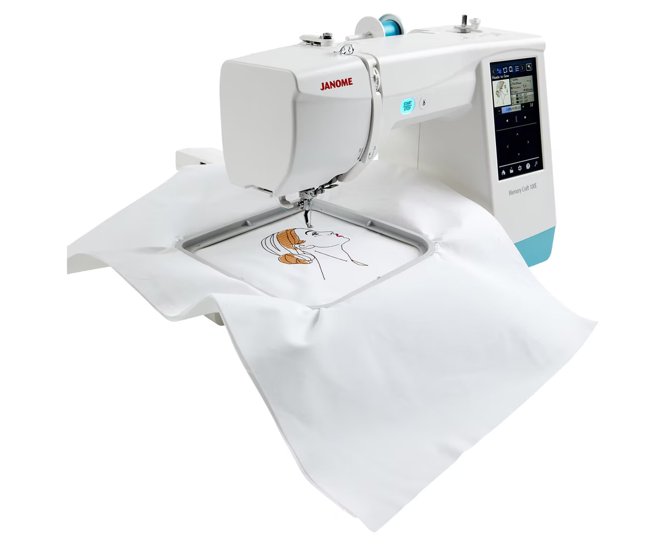 Janome Memory Craft 100E Embroidery Machine ** SPRING SALE - £250 OFF RRP **