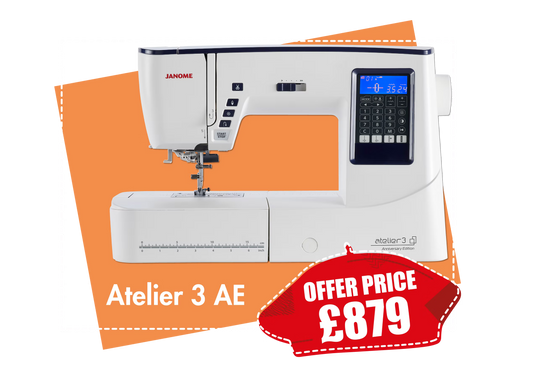 Janome Atelier 3 Sewing Machine *** Save £70 ***