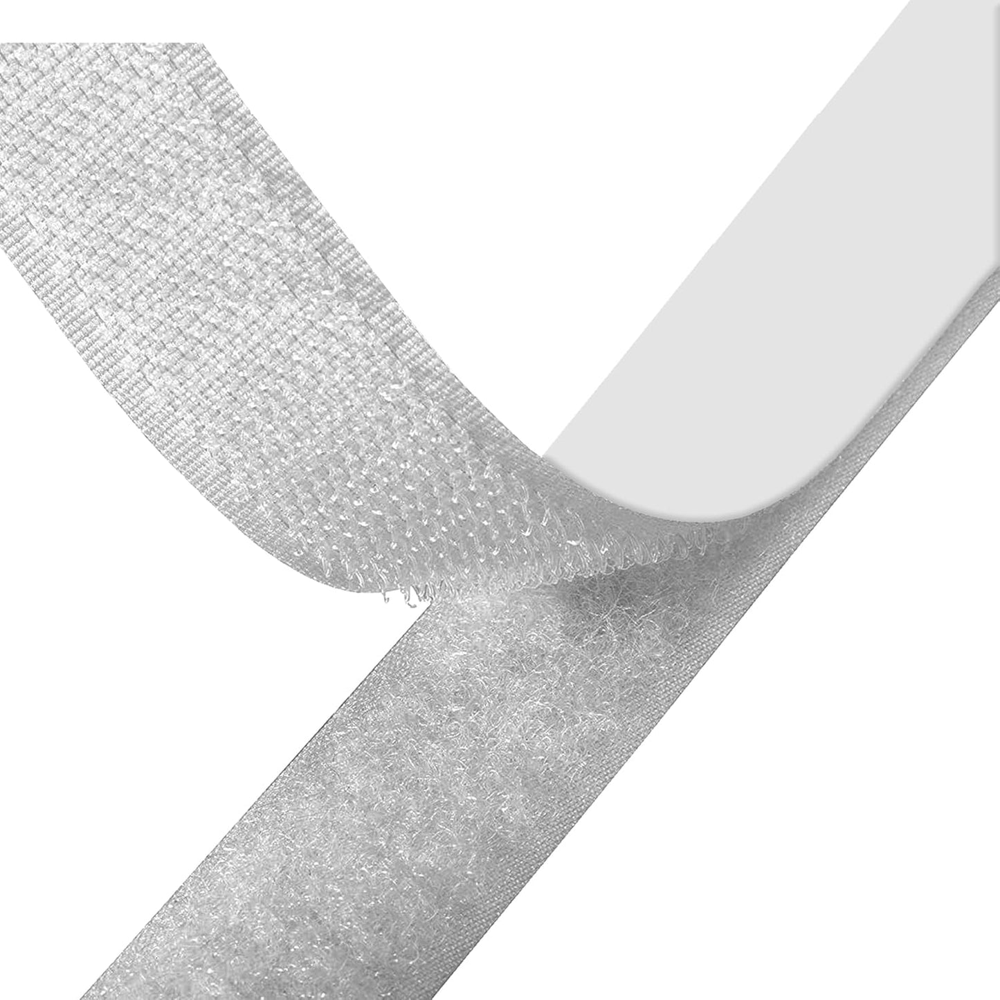 Hook & Loop Tape - Sew-on and Stick on - Black & White - 16mm, 20mm, 25mm & 50mm Widths - Sold by the Metre