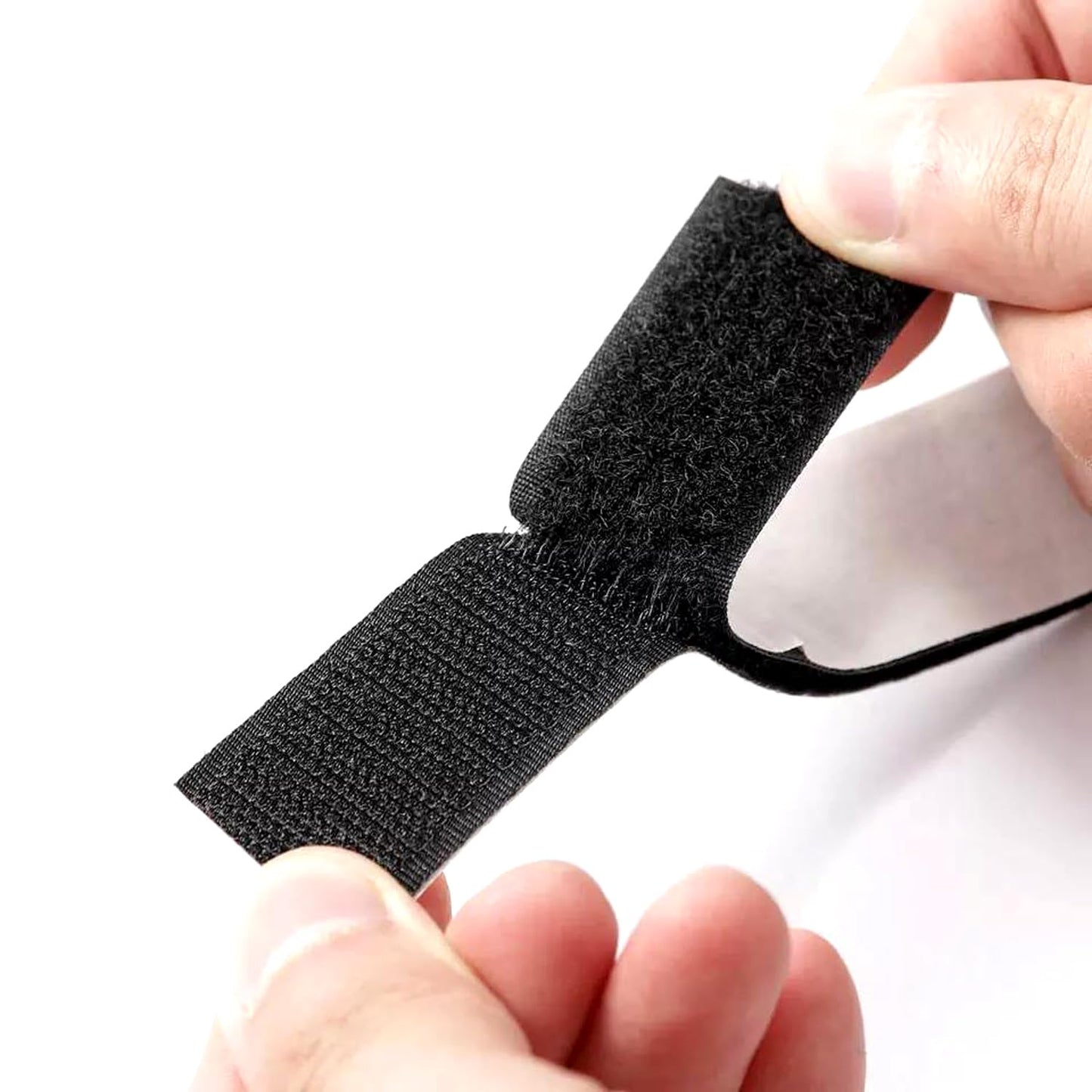Hook & Loop Tape - Sew-on and Stick on - Black & White - 16mm, 20mm, 25mm & 50mm Widths - Sold by the Metre