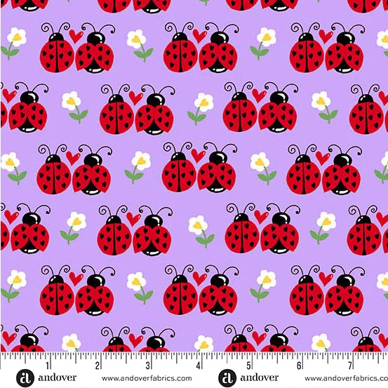 Little Ladies Cotton Fabric Collection - by Makower. Sold by the Quarter Metre