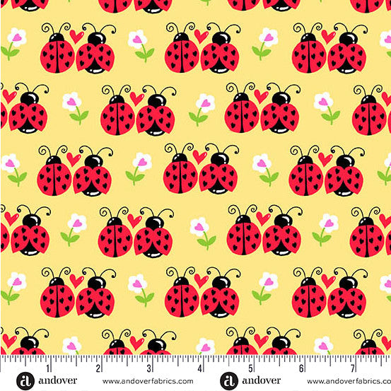 Little Ladies Cotton Fabric Collection - by Makower. Sold by the Quarter Metre