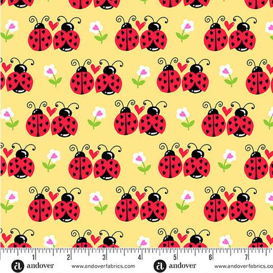 Little Ladies Cotton Fabric Collection - by Makower. Sold by the Quarter Metre