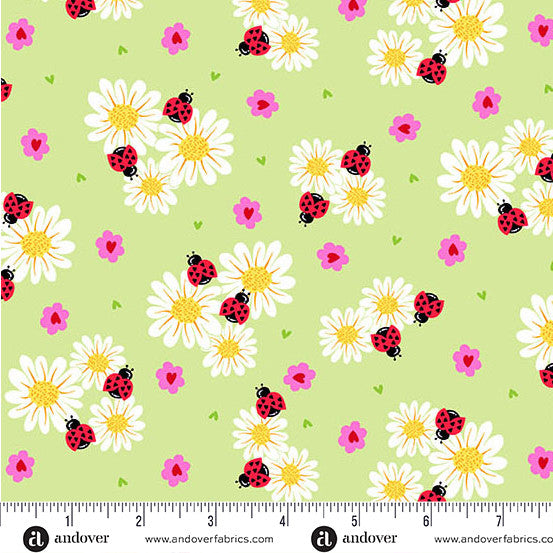 Little Ladies Cotton Fabric Collection - by Makower. Sold by the Quarter Metre