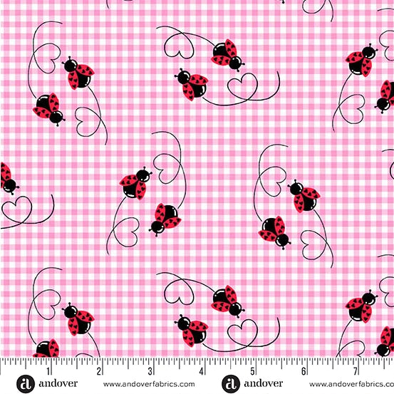 Little Ladies Cotton Fabric Collection - by Makower. Sold by the Quarter Metre