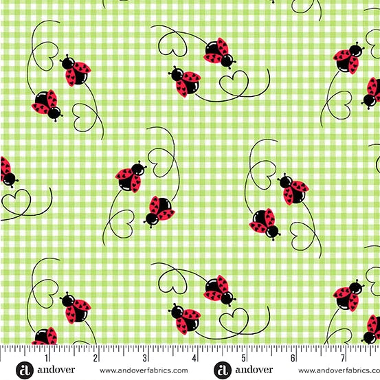 Little Ladies Cotton Fabric Collection - by Makower. Sold by the Quarter Metre