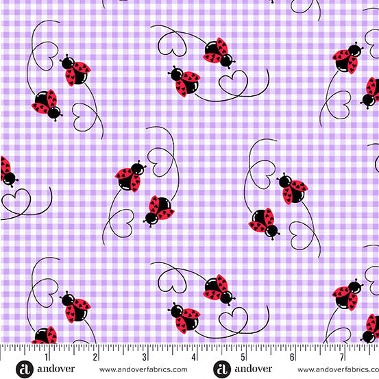 Little Ladies Cotton Fabric Collection - by Makower. Sold by the Quarter Metre