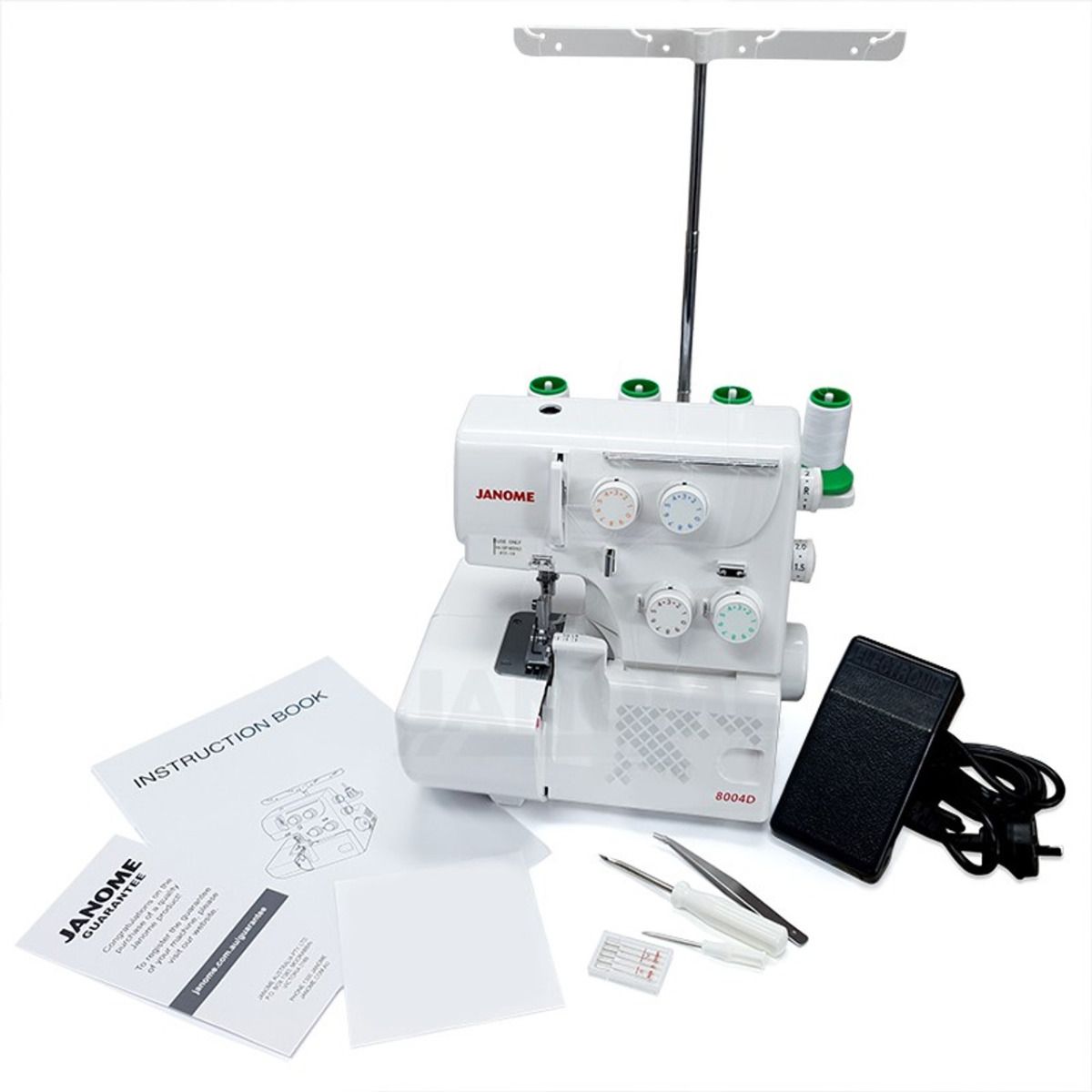 Janome 8004D - Great Value, Entry Level 3 & 4 Thread Overlocker - Only £225!