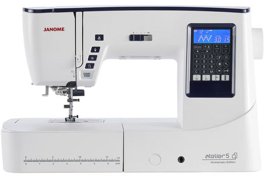 Janome Atelier 5 Anniversary Edition Sewing Machine - April 2026 Onwards