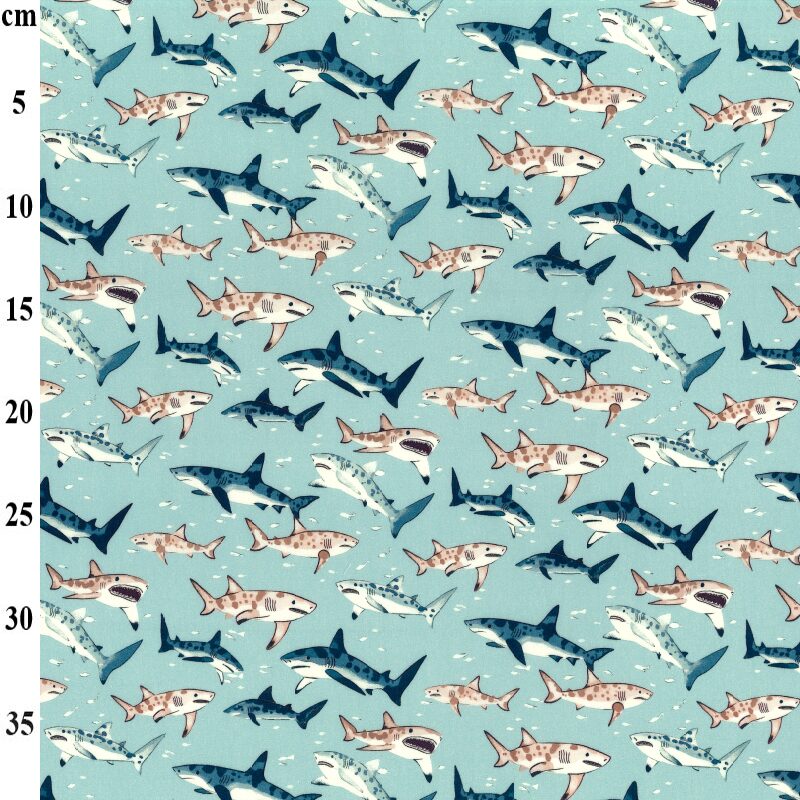 The Nautical Seaside Collection - 100% Cotton Fabric - Sold by the Half Metre
