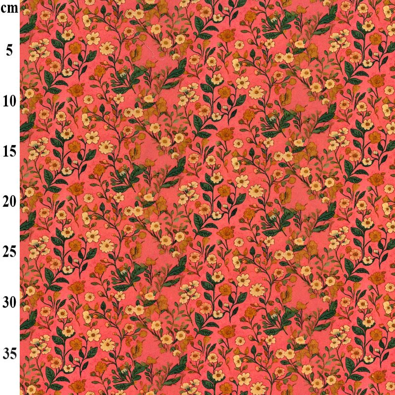 Small Floral Designs - 100% Cotton Poplin Fabric - by Rose & Hubble - Sold by the Half Metre
