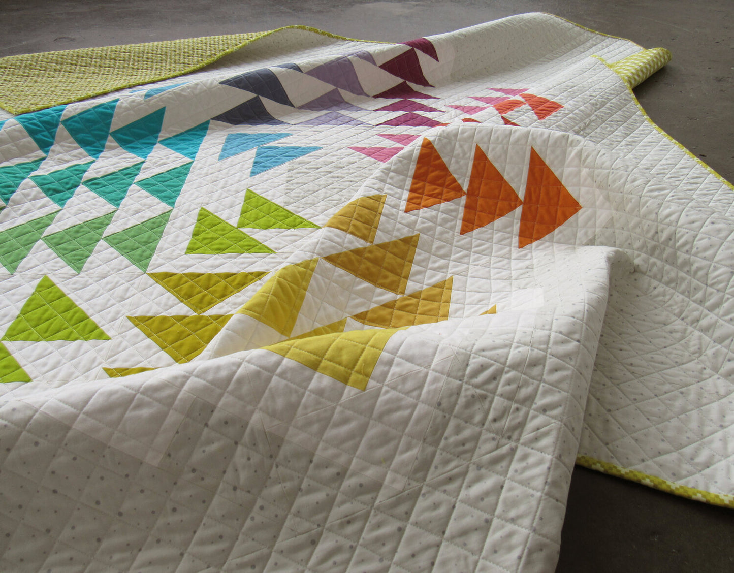 Crystal Cluster Quilt & Pillow Pattern - by Elizabeth Hartman