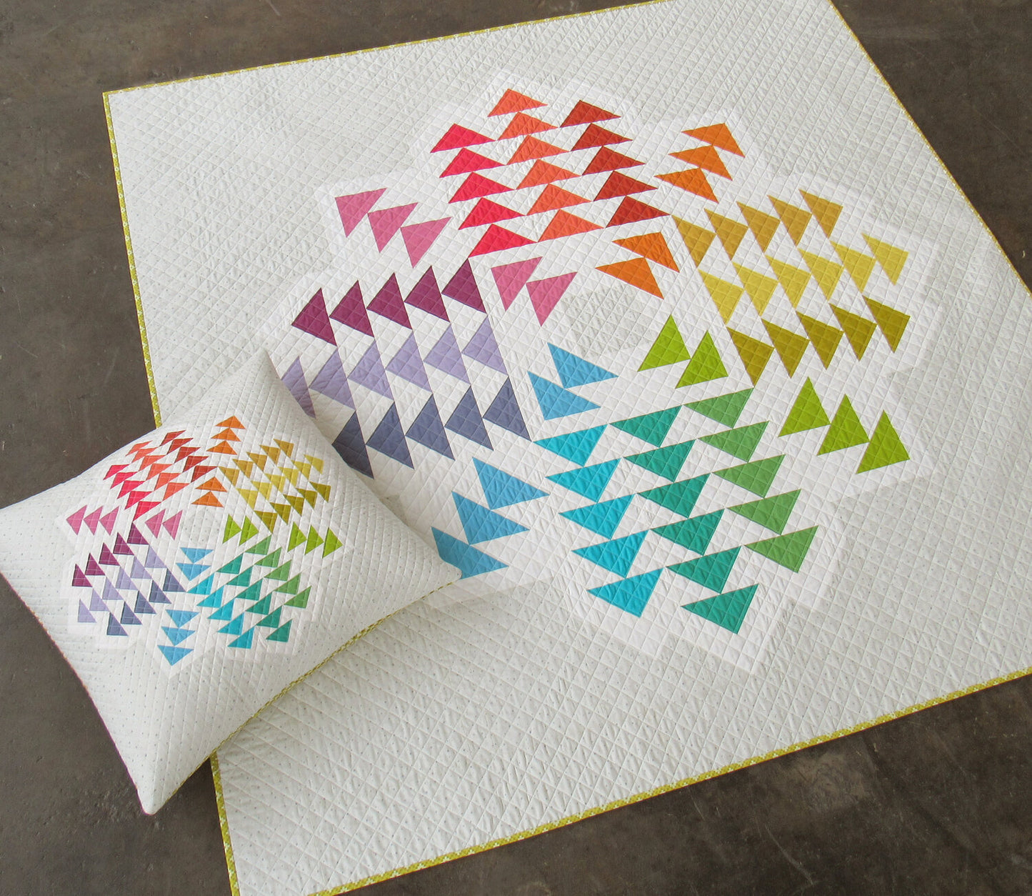 Crystal Cluster Quilt & Pillow Pattern - by Elizabeth Hartman