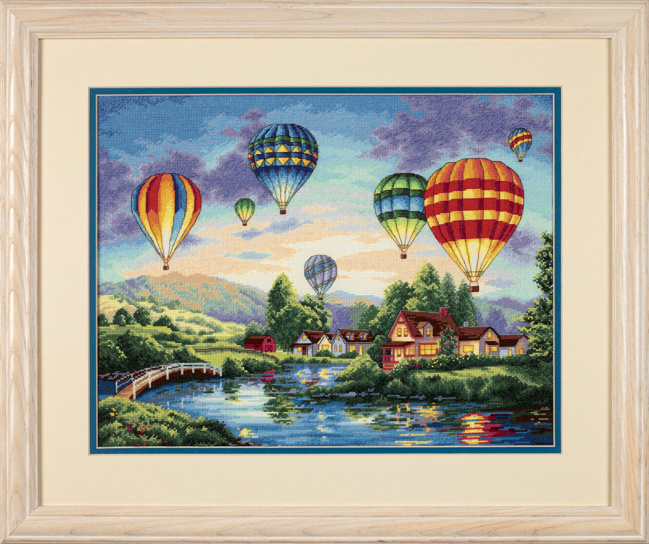 Balloon Glow - Gold Collection Counted Cross Stitch - by Dimensions