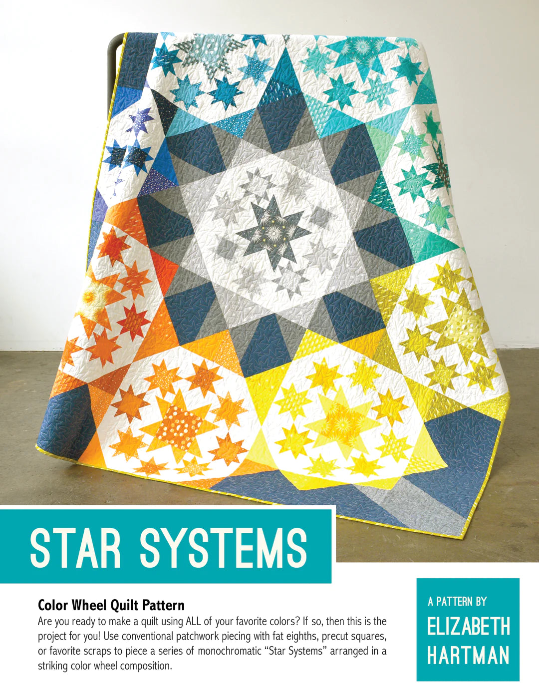 Star Systems Quilt Pattern - by Elizabeth Hartman