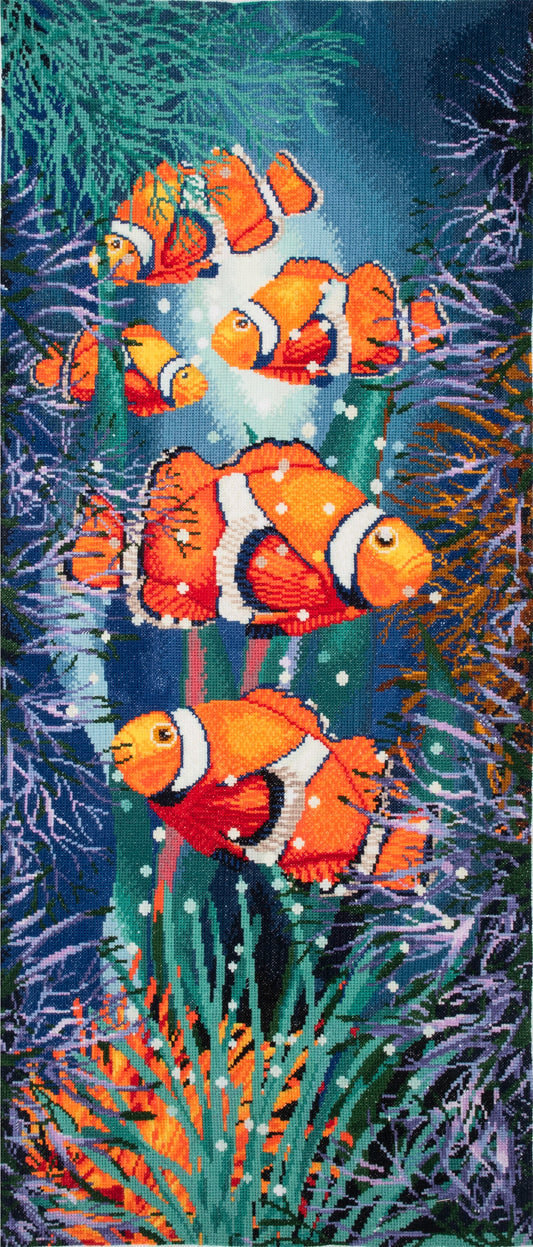 Acquarium Fish Extra Large Counted Cross Stitch Kit
