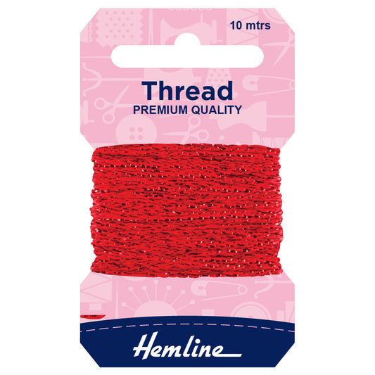 Hemline Glitter Thread